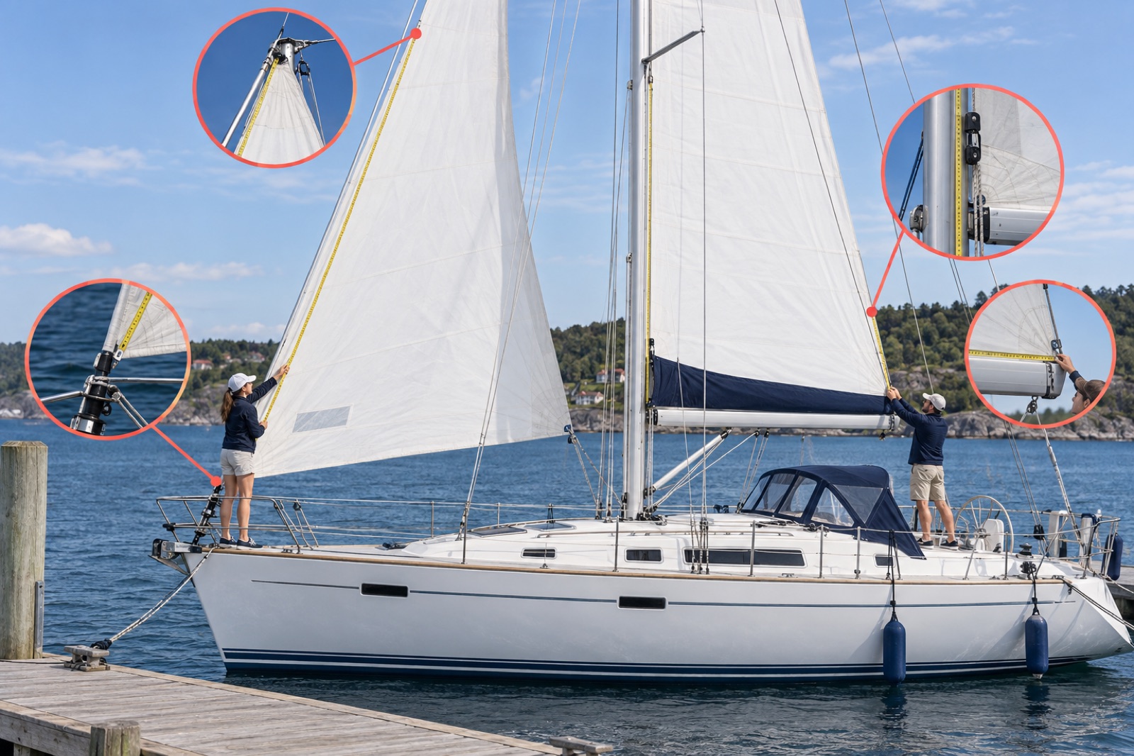 Editorial visual supporting how to photograph your yacht for a better sail quote